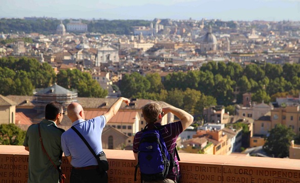 Overlooking Rome