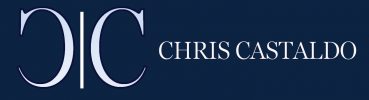 Chris Castaldo Logo ice blue wide copy